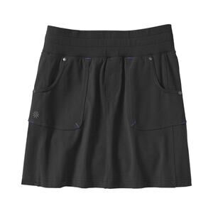 Athleta Northpeak Skort Black Built-In Shorts UPF 50+ Golf Athletic Size S